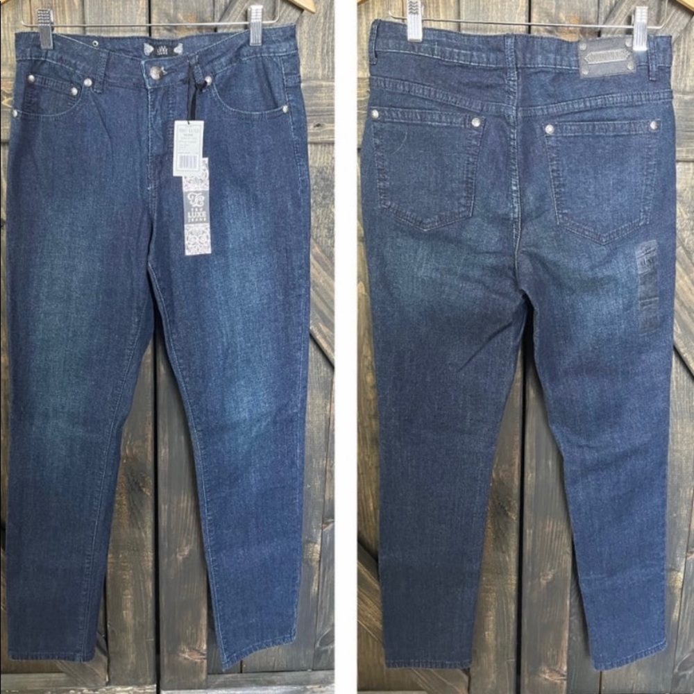 Tru Luxe “Nome” Indigo Wash Skinny Jeans - Size 10, Size 16 NWT
